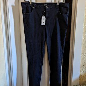 NWT Universal Standard Seine Mid Rise Skinny Jeans 32 Inch Dark Indigo